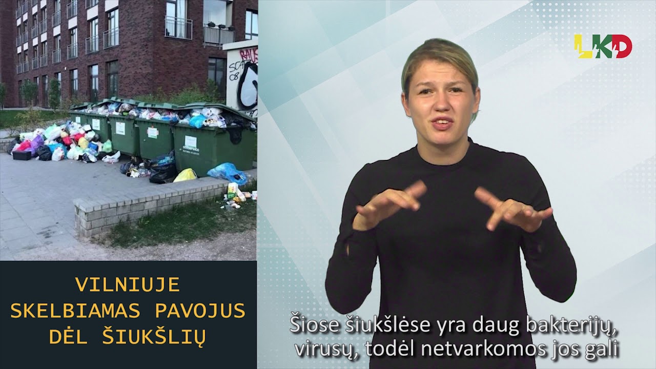 Vilniuje skelbiamas pavojus dėl šiukšlių