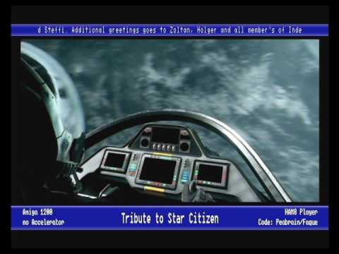 Tribute to Star Citizen, new Amiga 1200 HAM8 video player