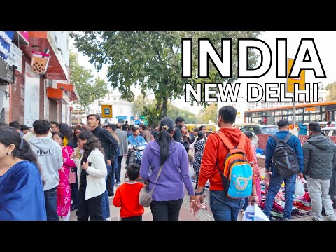Walking in New Delhi 2026 🇮🇳 | Connaught Place & Janpath Street Life (4K Walking Tour)