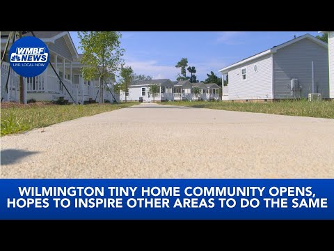 Wilmington tiny home community opens, hopes to inspire other areas to do the same