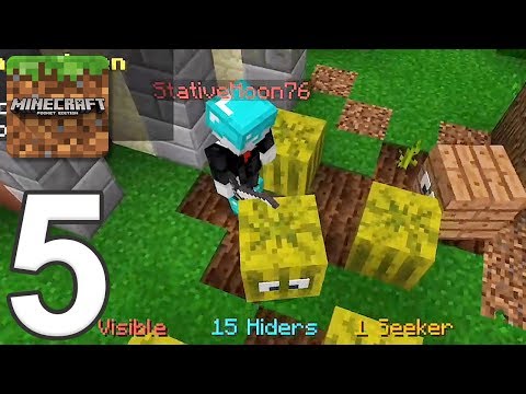 TapGameplay - Minecraft: Servers - Gameplay Walkthrough Part 5 - Hide and Seek (iOS, Android)