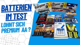 Batterien im Praxistest – Marken vs. Discounter, lohnt sich Premium?