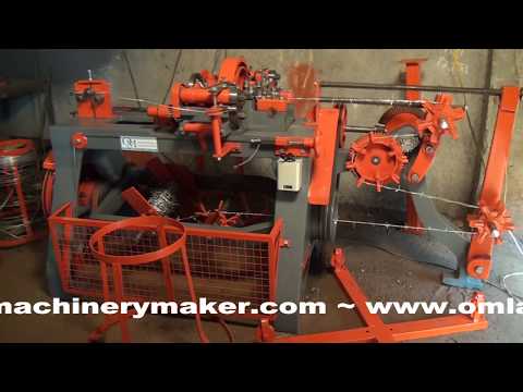 OM Brand - Automatic Barbed Wire Making Machine