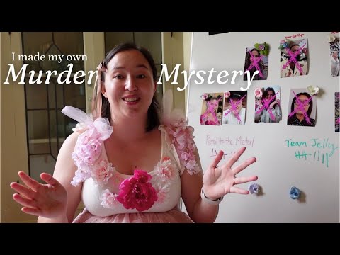 How I created my own Murder Mystery Party! 🔎✨