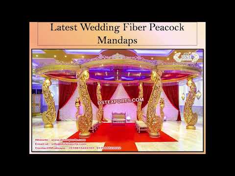 Wedding wooden maharani mandap with dome grand wedding woode...