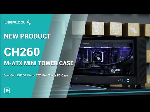 Корпус DeepCool CH260 White (R-CH260-WHNGM0-G-1) без БП