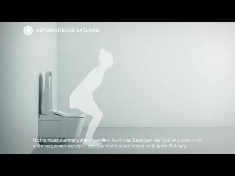 TOTO  maximale Hygiene dank automatischer Toilettenspülung des WASHLET