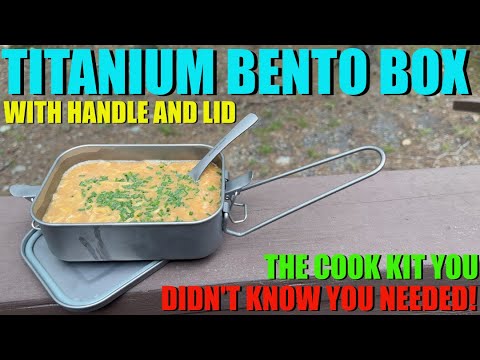 Titanium Bento Lunch Box - The Cook Kit You Didn't Know You Needed!