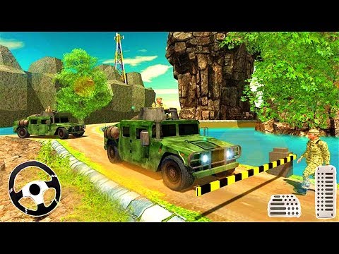 US Offroad Army Truck Driving Simulator：Army Vehicles Drive Cargo - Android GamePlay