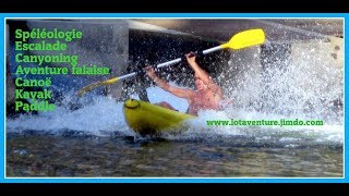 Ouverture de la base nautique LOTAVENTURE au plan d'eau de Cajarc des activités de pleine nature