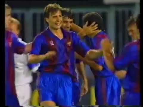 Hristo Stoichkov (Barcelona) - 10/08/1991 - Club Brugge-BEL 1x1 Barcelona - 1 gol
