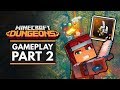Minecraft Dungeons | Gameplay Part 2 - My First Rare Unique Weapon Drop!