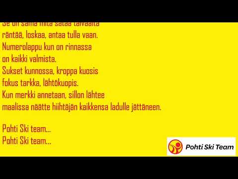 Pohti Ski Team Anthem
