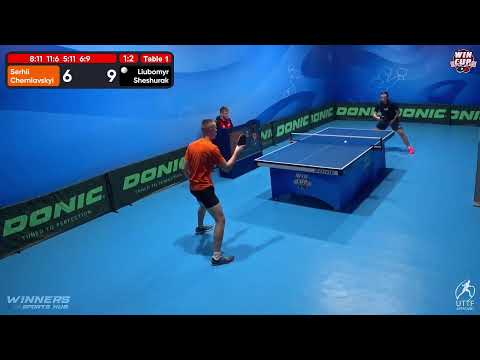 20:00 Serhii Cherniavskyi 1-3 Liubomyr Sheshurak West 3 WIN CUP 22.11.2022 | TABLE TENNIS WINCUP