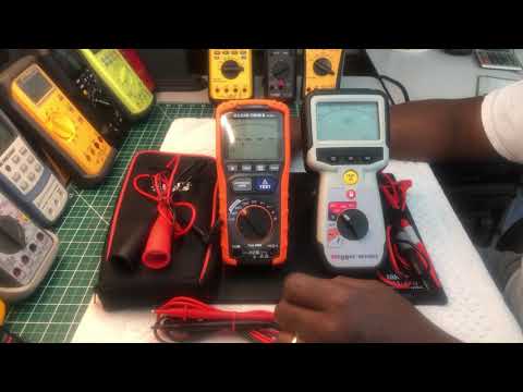 ( Comparing Insulation Testers ) 🇺🇸 Klein and 🇬🇧Megger