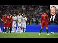 Ronaldo's  Freekick Vs Spain Martin Tyler Commentary