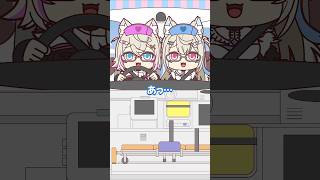 【手描き】BAUBAUで乗り切ろうとするホロgtaでのフワモコ【ホロライブ/戌神ころね/フワワ・アビスガード/モココ・アビスガード】