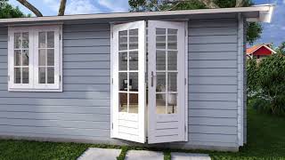 Woodland cabin from sheshedz.com.au