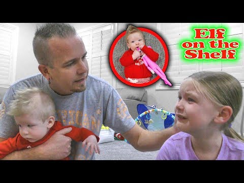 Baby Touches the Elf on the Shelf! Madison's Elf Loses Her Magic!!