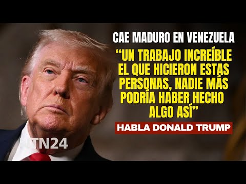 Primera declaración de Trump tras captura de Maduro y Cilia Flores: "Nadie más podía hacer algo así"