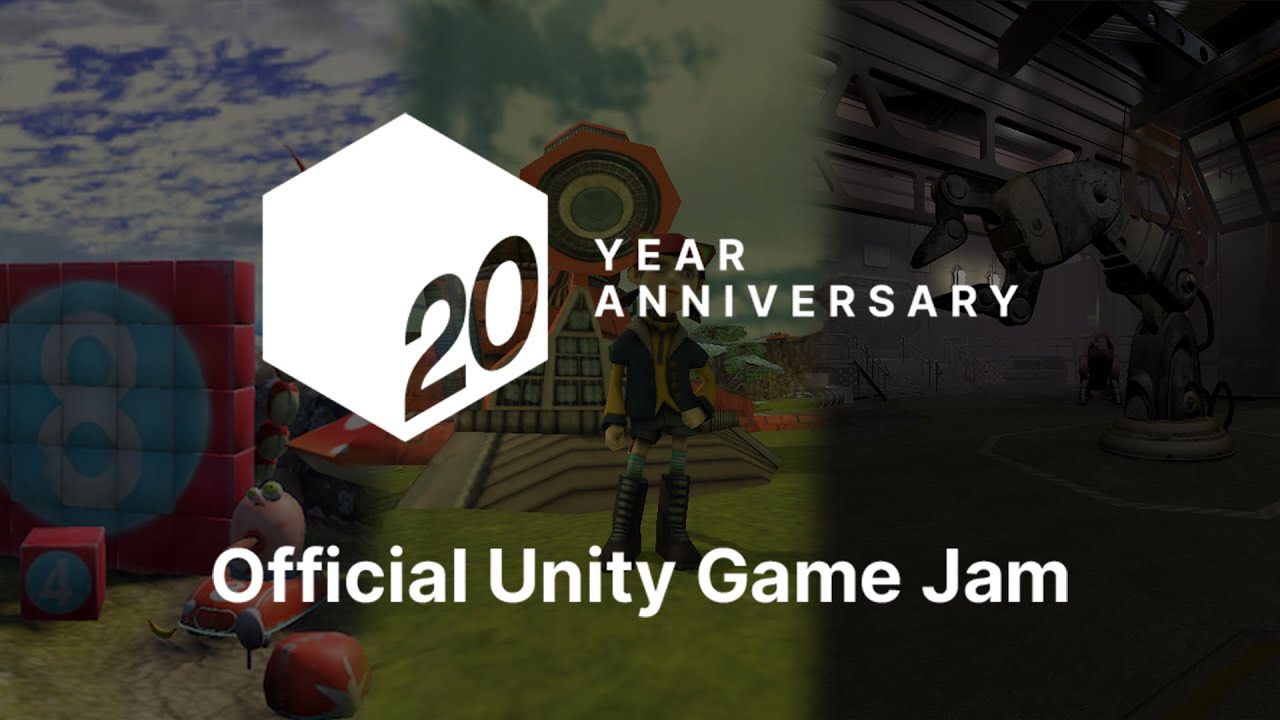 Unity celebra su 20.º aniversario con un Game Jam global