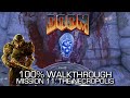 DOOM - Mission 11: The Necropolis 100% Walkthrough - ALL SECRETS/COLLECTIBLES & CHALLENGES