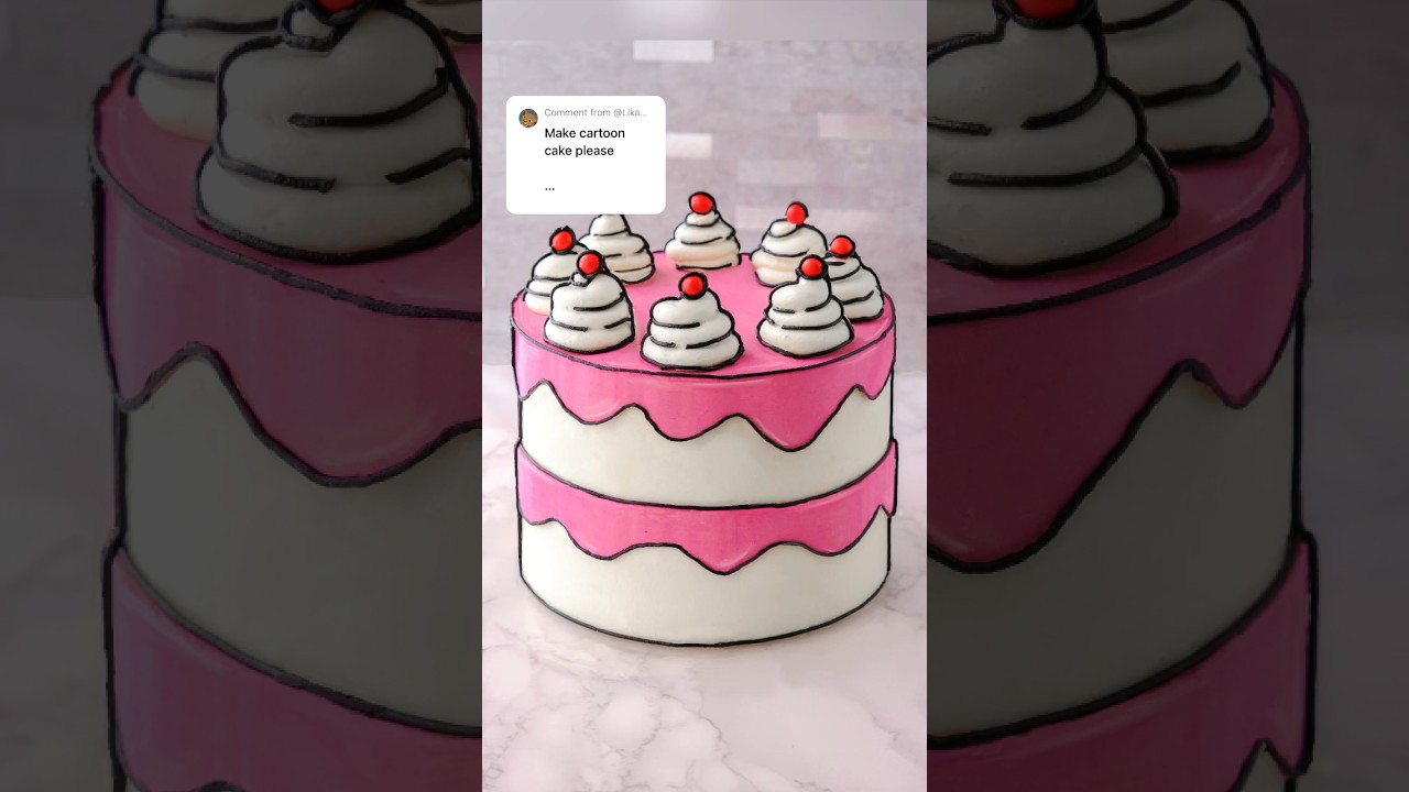 What cartoon cake should I make next? #minicake #cartooncake #cakedecorating