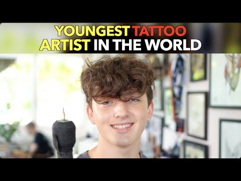 世界最年少タトゥーアーティスト (Youngest Tattoo Artist In The World)