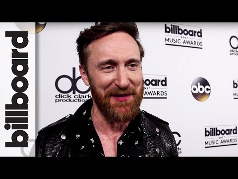 David Guetta Backstage After Opening The Show With Nicki Minaj at 2017 Billboard Music Awards