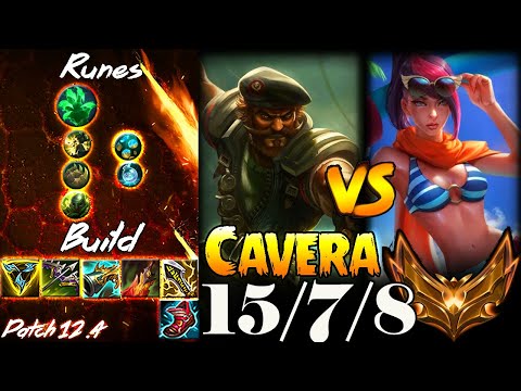 [ Cavera ] Gangplank vs Fiora Top - Season 12 - Gold II
