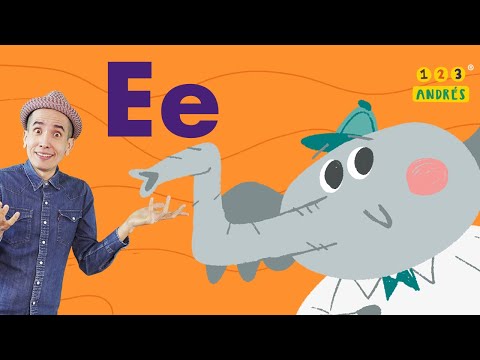 Emilio El Elefante - Canción de la letra E - 123 Andrés - Canta las Letras