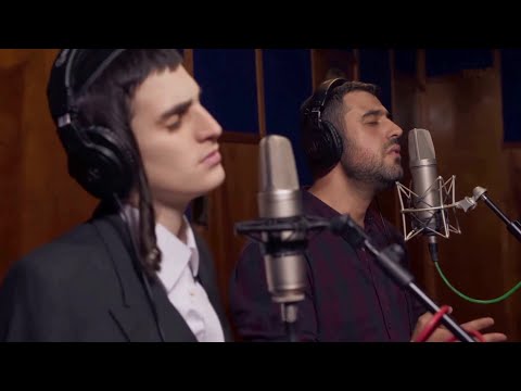Motty Steinmetz & Ishay Ribo - recording in a studio -SUBS | מוטי שטיינמץ, ישי ריבו - בהקלטות