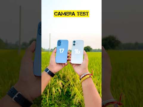 iPhone 17 vs iPhone 16 camera test 🔥