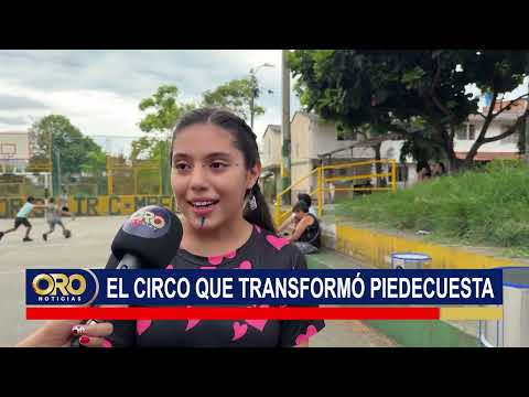 El arte del circo inspira a niños de Piedecuesta a soñar en grande | Oro Noticias