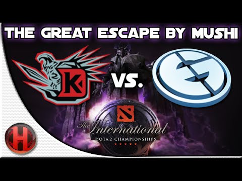 Dota 2 - #TI4 The Great Escape by DK.MuShi vs EG