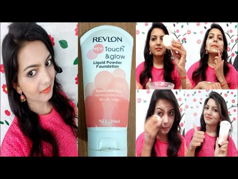 Revlon Touch and Glow Liquid Powder Foundation//Review & How to use with Tips//Affordable Foundation