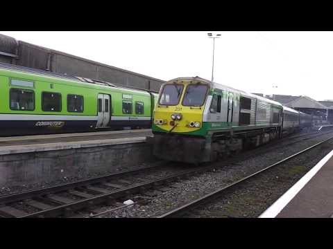 Irish Rail class 201 (231) + Mk3 Enterprise (9004) - Connolly Station, Dublin