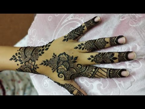 Indian and Pakistani mix mehndi with checks and filling #mehndi #mehandi