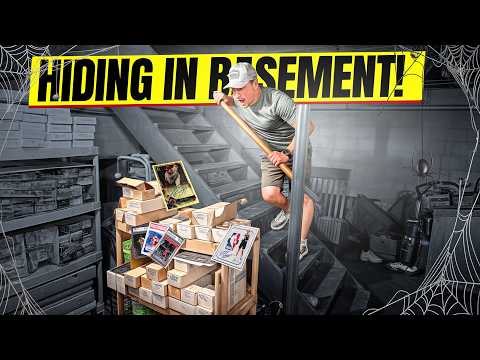 INSANE! We find CRAZY Basement Card Collection!!