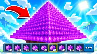FIZEMOS a MAIOR DEFESA de OBSIDIAN na CAMA no NOVO BEDWARS do BLOCKMAN GO !!