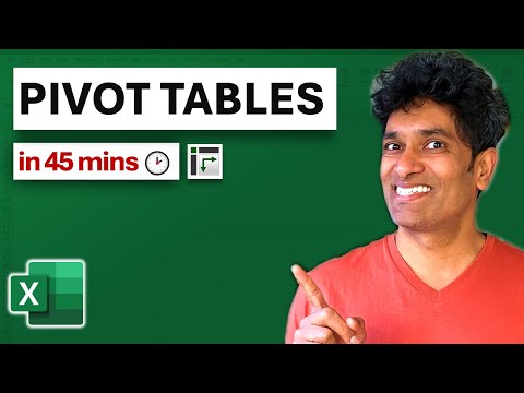 Excel Pivot Tables - Master Data Analysis in just 45 minutes