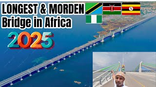 Inside Africa’s Most Modern Bridge | Longest Bridge in East and Central Africa||Magufuli