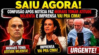 CONFUSÃO APÓS NOTÍCIA FAZ MORAES TOMAR ATITUDE NOJENTA