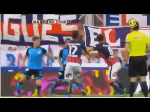Gol de Paulo Diaz - San Lorenzo 1 x 0 Belgrano Cba - Fecha 15 - Liga Argentina