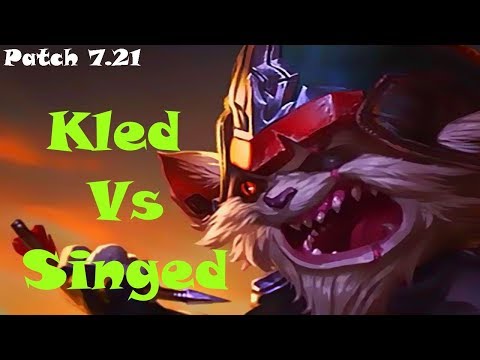 Kled Vs Singed highlights (Patch 7.21)