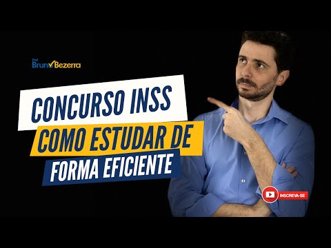 Concurso INSS: como estudar de forma eficiente
