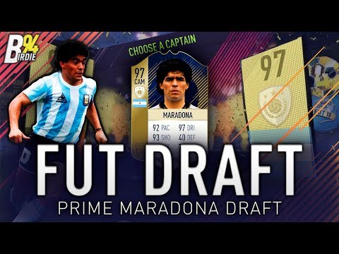 97 PRIME MARADONA!!! PRIME ICON DRAFT - FIFA 18 RTG - #85 - My Ultimate Team Journey