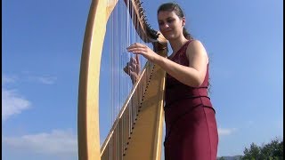 Video thumbnail of "Despacito - Luis Fonsi - Harp cover by Evélina Simon - arpa - harpe"