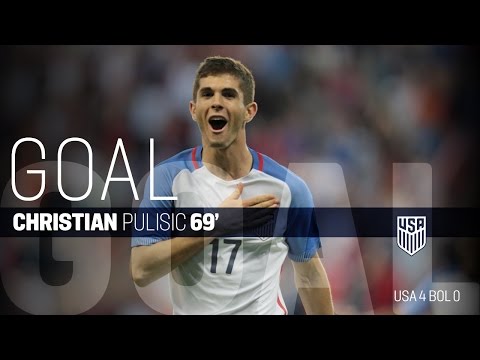 MNT vs. Bolivia: Christian Pulisic Goal - May 28, 2016