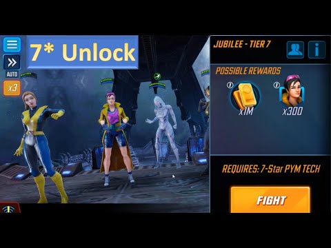 Jubilee 7 star unlock - Marvel Strike Force